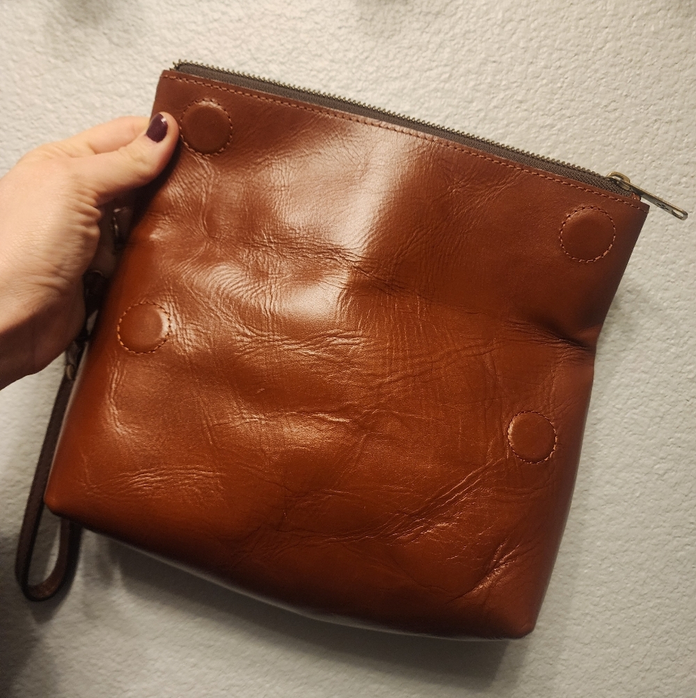 Patricia Nash Magnetic Clutch With Wrist Strap (Aged Brass Hardware) - Picture 3 of 11
